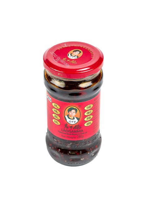 Feketebabos chiliszósz – laoganma 280 g