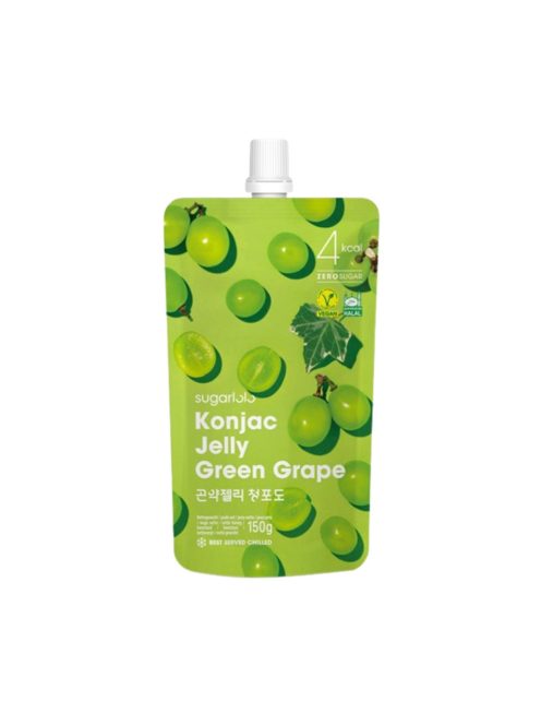 Konjac zselé desszert zöld szőlő ízesítéssel 150 g