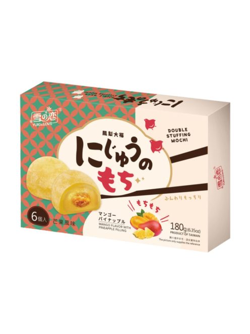 Mangó-Ananász Dupla Töltelékes Mochi 180 g
